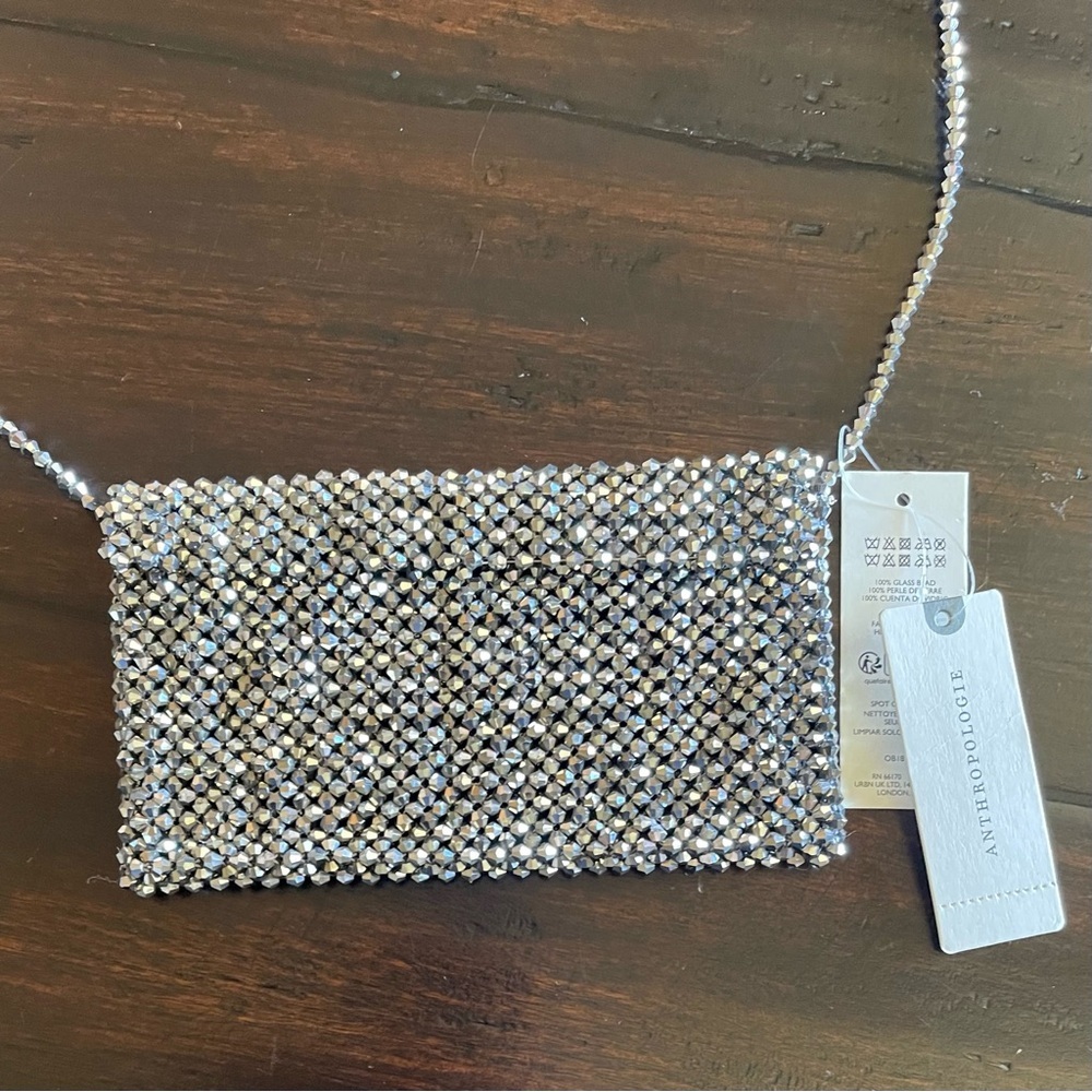 Anthropology Beaded Party Shoulder Bag - Picture 4 of 6